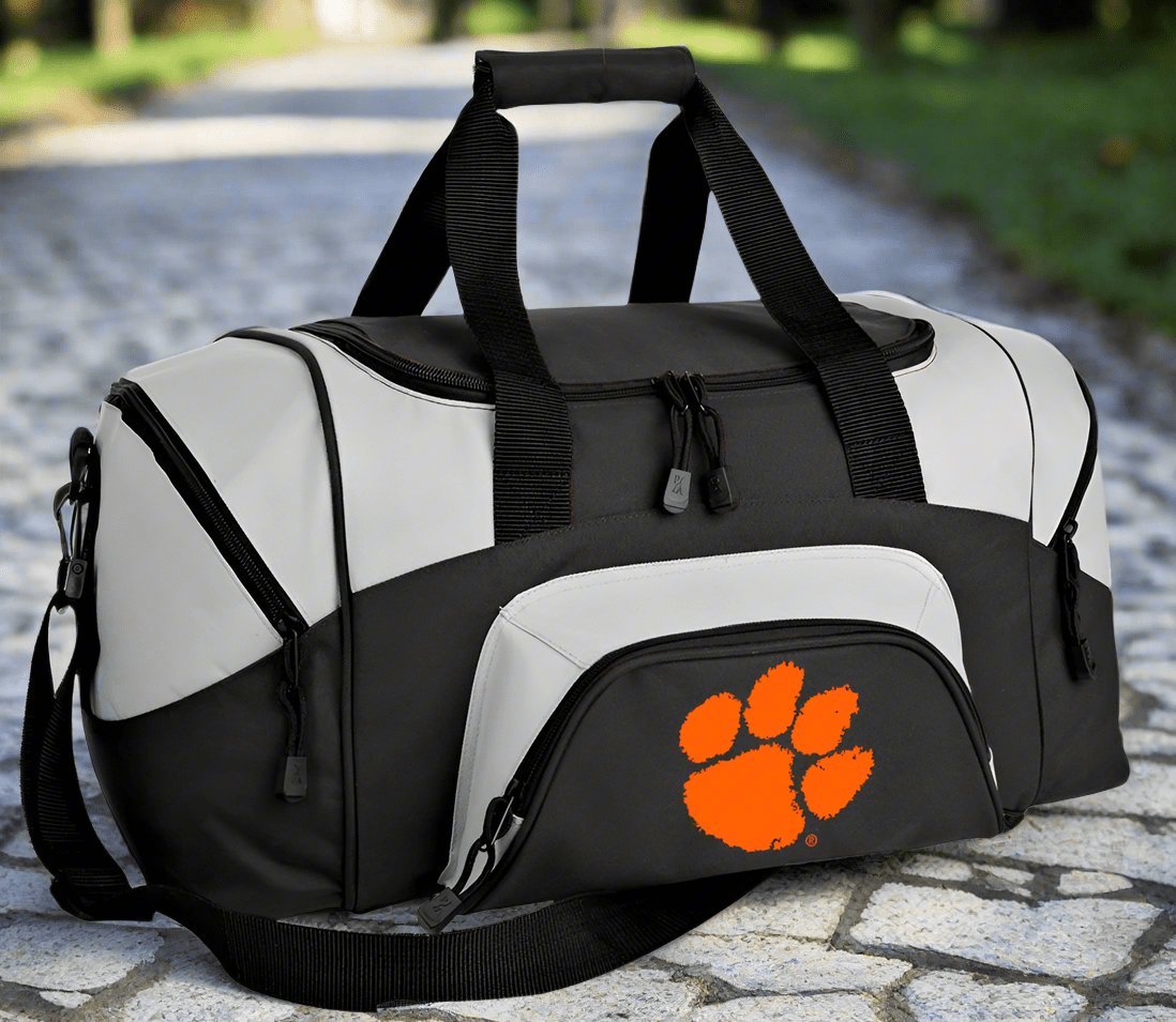 Clemson Duffel Carryon Bag Small Clemson Tigers Suitcase or Gym Bag