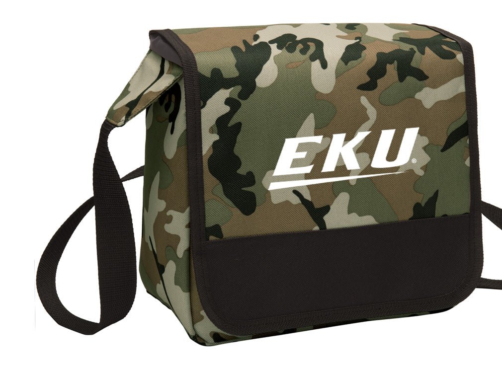 Eastern Kentucky University Lunch Bag EKU Cooler or Lunchbox Camo