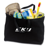 Eastern Kentucky University Large Tote Bag EKU Jumbo Tote for Beach Pool or Travel Black