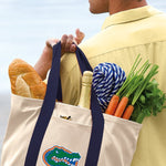 University of Florida Canvas Tote Bag Florida Gators Classic Tote Navy