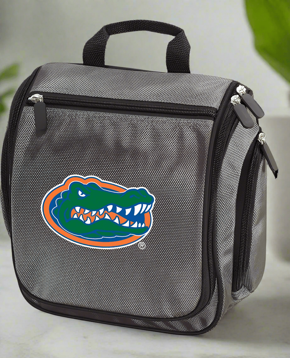 University of Florida Toiletry Bag - Mens Florida Gators Travel Shaving Kit Gray
