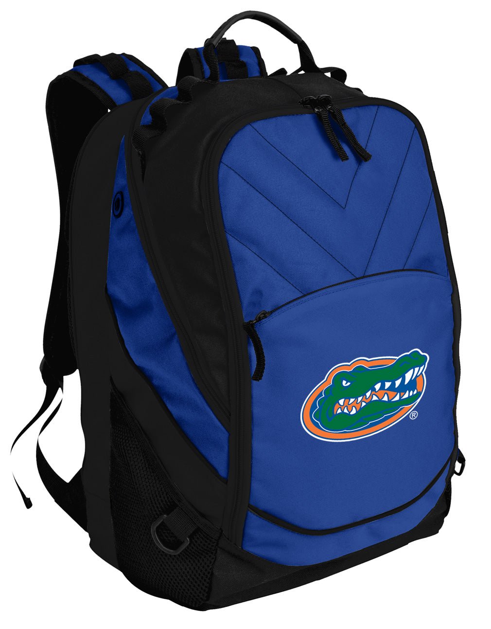 Florida Gators Laptop Backpack – Official University of Florida Bookbag – 17" Laptop Sleeve, NCAA School Gear – 600D Polyester Blue