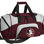 Small Florida State Duffel Carryon Bag FSU Carryon Suitcase or Gym Bag Garnet