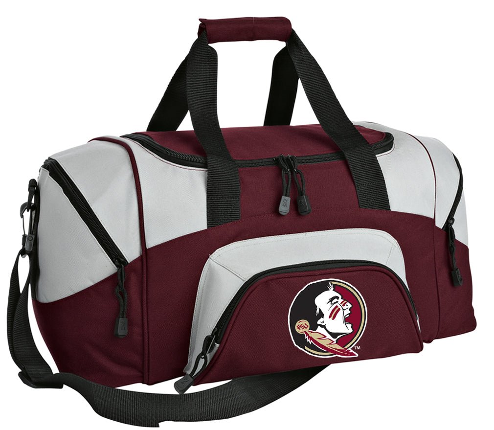 Small Florida State Duffel Carryon Bag FSU Carryon Suitcase or Gym Bag Garnet