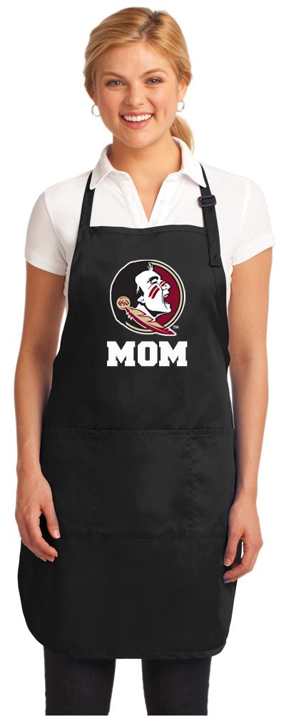 Florida State Apron FSU Apron - Stain Resistant Fabric Mom on Black