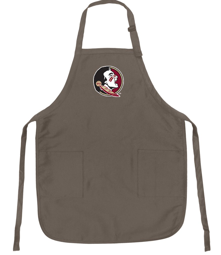 Florida State Apron FSU Apron - Stain Resistant Fabric Khaki