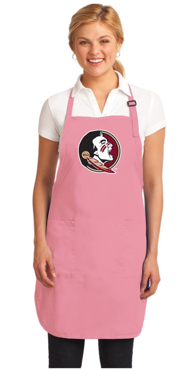 Florida State Apron FSU Apron - Stain Resistant Fabric Pink