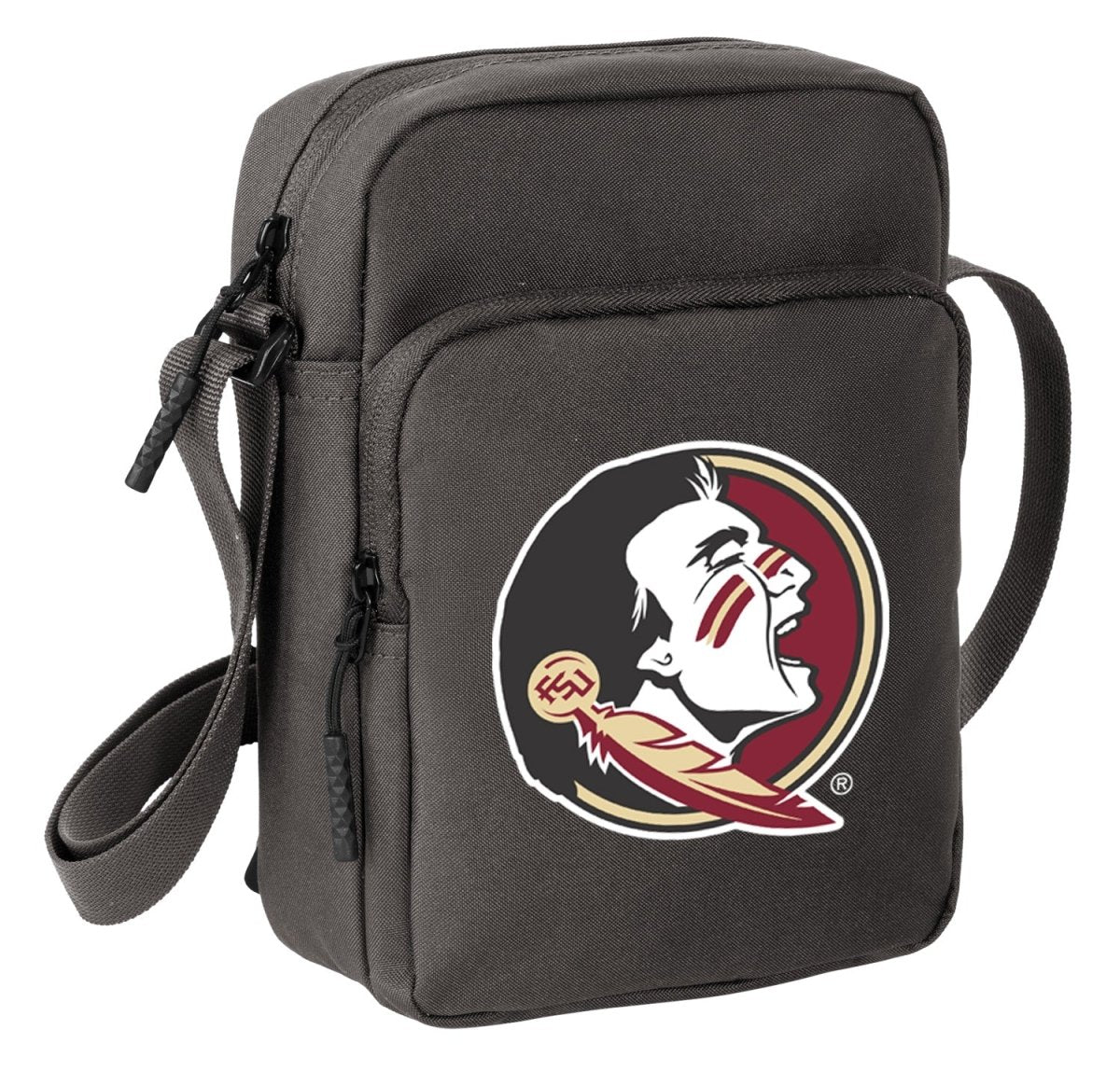 Florida State Crossbody Bag FSU Travel Sling Pack Gray