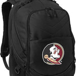 FSU Laptop Backpack – Official Florida State Seminoles Bookbag – 17" Laptop Sleeve, NCAA School Gear – 600D Polyester Black