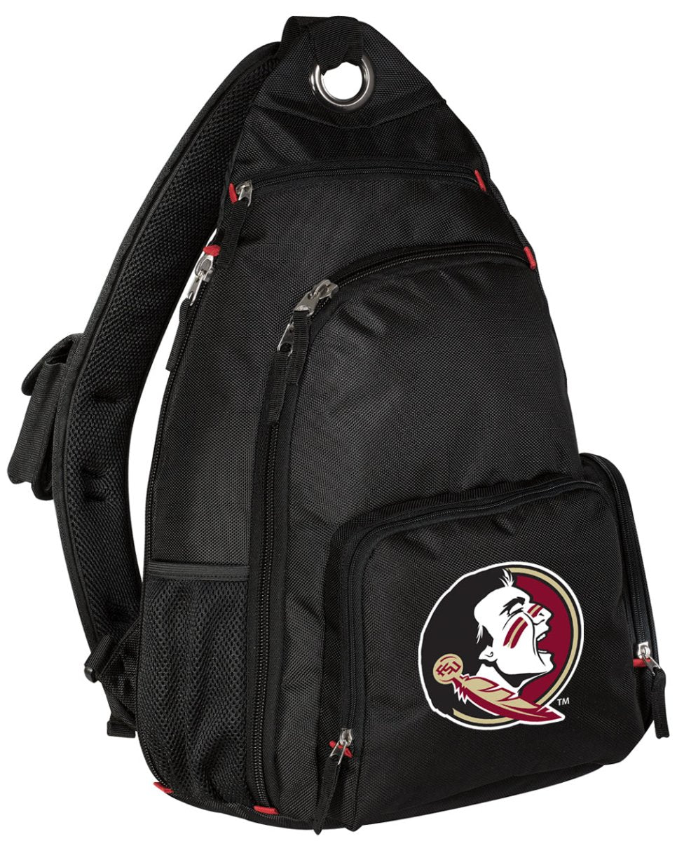 Florida State Sling Backpack FSU Crossbody Bag Black