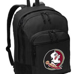 Florida State Backpack FSU Medium Classic Style Backpack Black