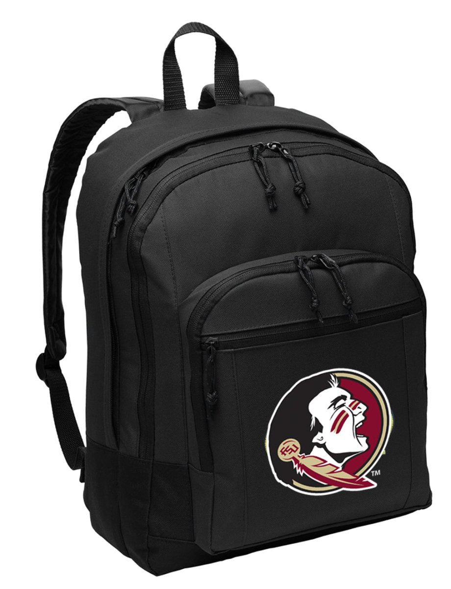 Florida State Backpack FSU Medium Classic Style Backpack Black