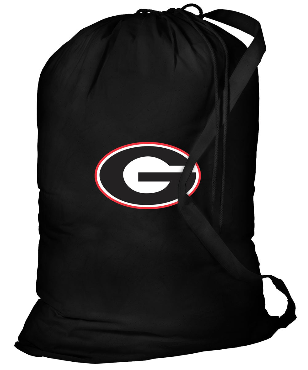 University of Georgia Laundry Bag UGA Bulldogs Clothes Bag Black