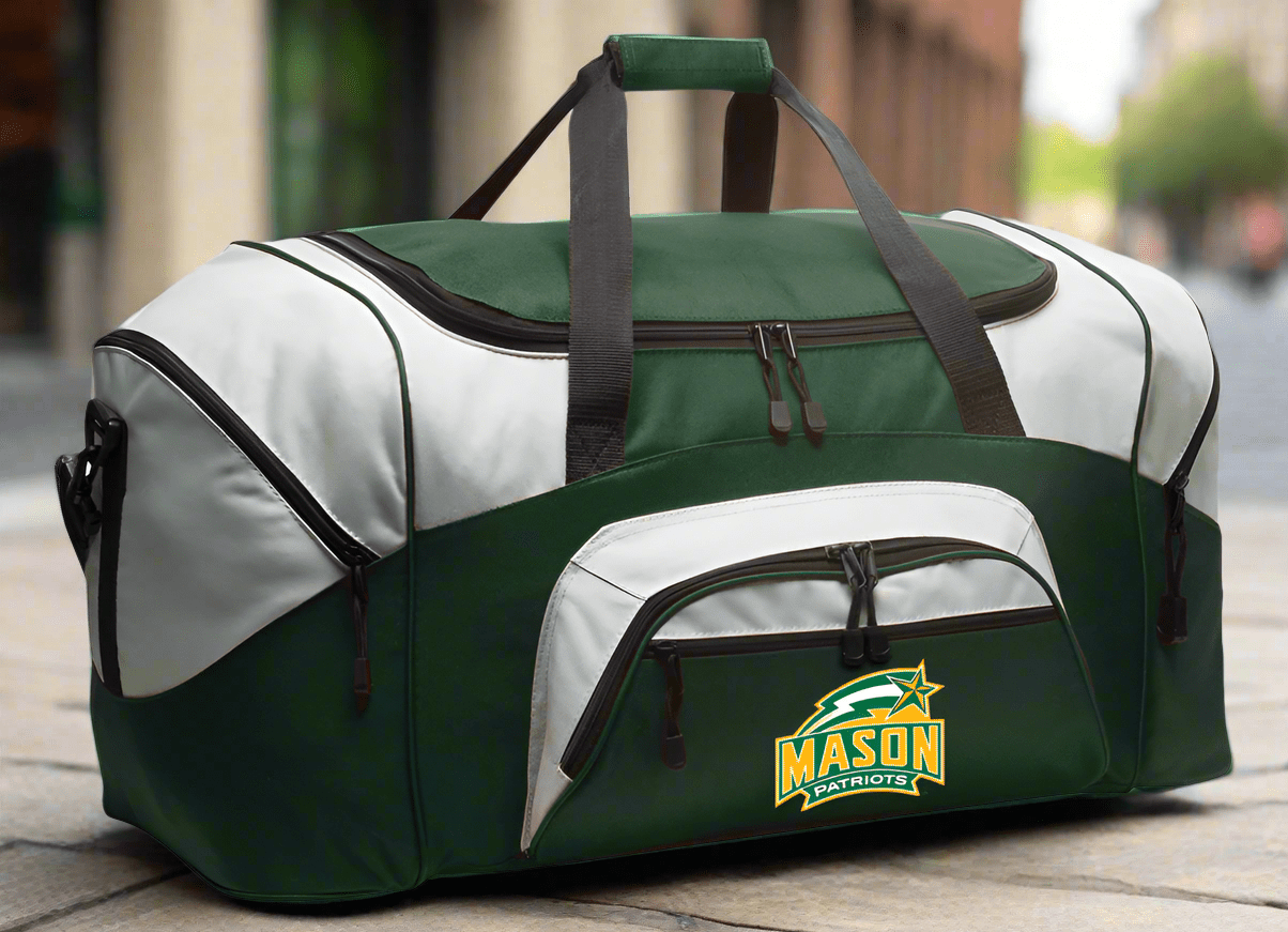 George Mason Duffel Bag – Patriots Gym, Travel & Suitcase-Style Gear Bag Dark Green