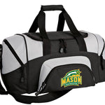 George Mason University Small Duffel Bag GMU Carryon Suitcase or Gym Bag Black