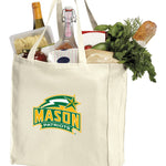 George Mason University Grocery Shopping Bag GMU Patriots Reusable Cotton Bag
