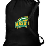 George Mason University Laundry Bag GMU Patriots Clothes Bag Black
