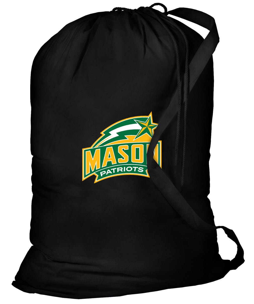 George Mason University Laundry Bag GMU Patriots Clothes Bag Black