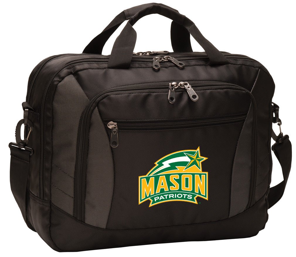 George Mason University Laptop Messenger Bag GMU Patriots Computer Bag Briefcase