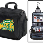 George Mason University Toiletry Bag or Mens GMU Patriots Travel Shaving Kit Black