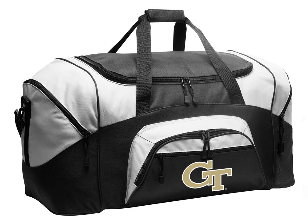 Georgia Tech Duffel Bag β Yellow Jackets Gym, Travel & Suitcase-Style Gear Bag Black