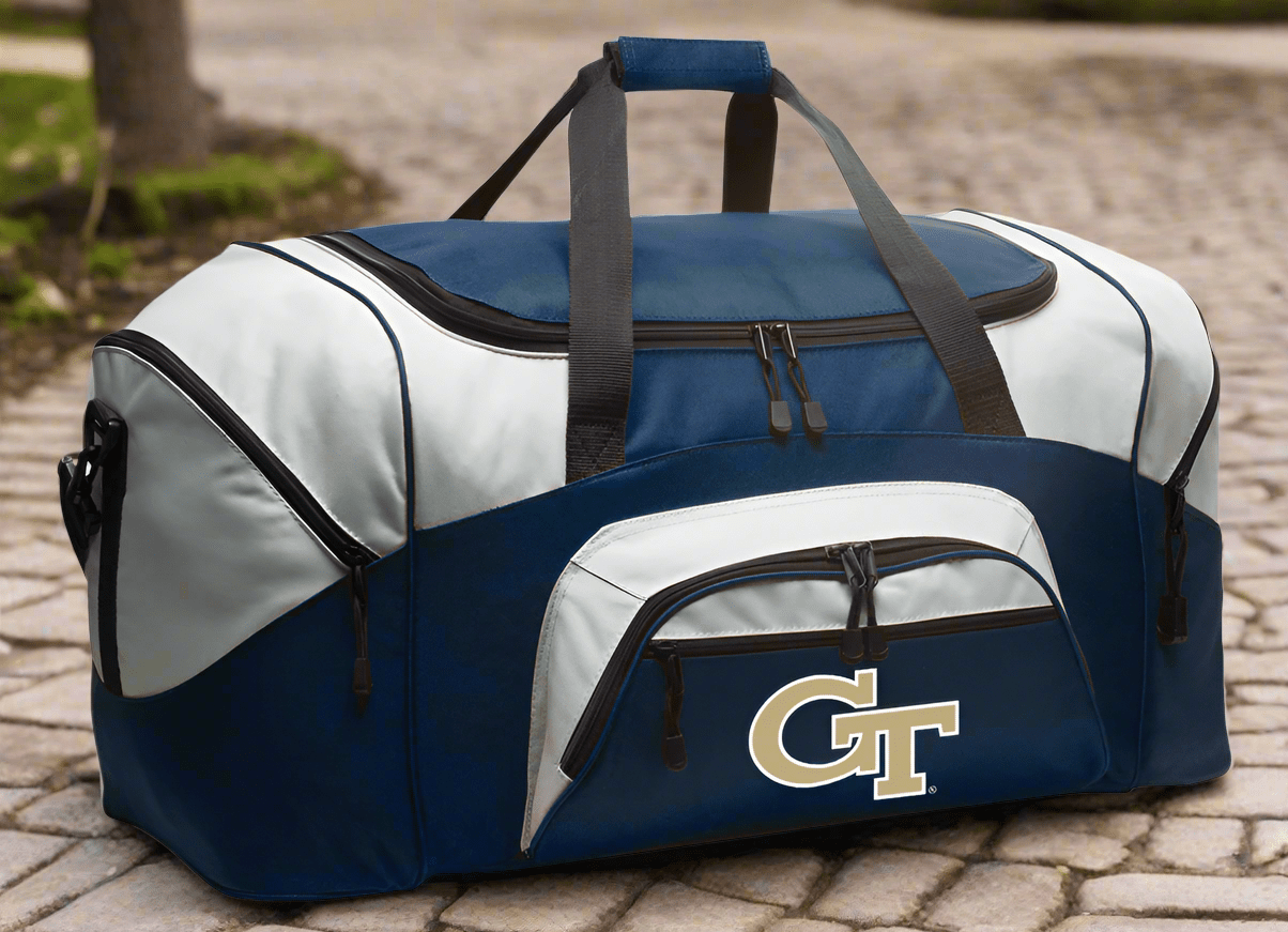 Georgia Tech Duffel Bag β Yellow Jackets Gym, Travel & Suitcase-Style Gear Bag Navy