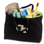 Georgia Tech Large Tote Bag Jumbo Tote for Beach Pool or Travel Black