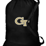 Georgia Tech Laundry Bag Georgia Tech Logo Clothes Bag Black