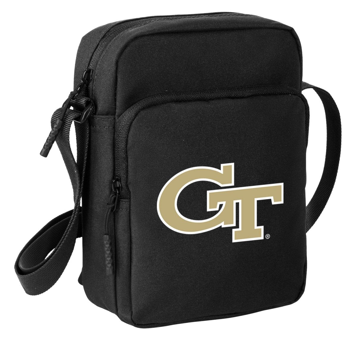 Georgia Tech Crossbody Bag Georgia Tech Logo Travel Sling Pack Black