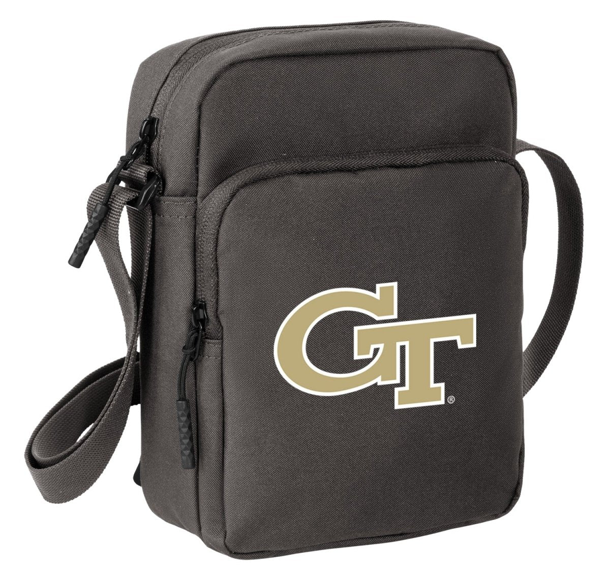 Georgia Tech Crossbody Bag Georgia Tech Logo Travel Sling Pack Gray