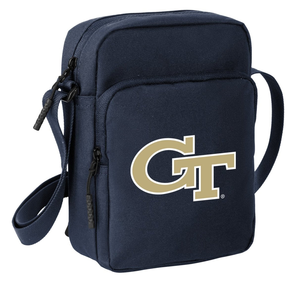 Georgia Tech Crossbody Bag Georgia Tech Logo Travel Sling Pack Navy