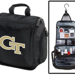 Georgia Tech Toiletry Bag or Mens Georgia Tech Logo Travel Shaving Kit Black