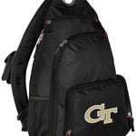 Georgia Tech Sling Backpack Georgia Tech Logo Crossbody Bag Black