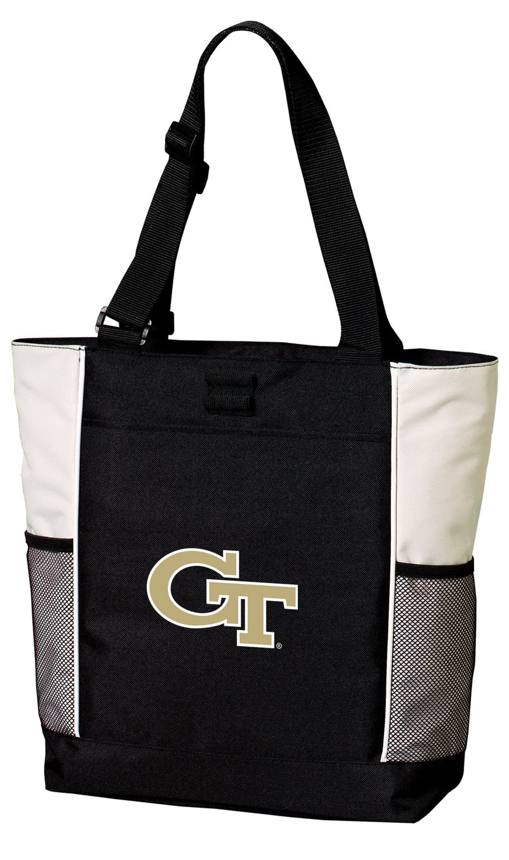 Georgia Tech Tote Bag Georgia Tech Logo Carryall Tote White