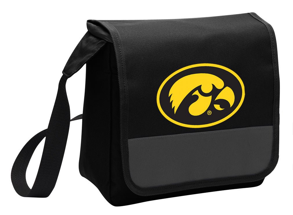 University of Iowa Lunch Bag Iowa Hawkeyes Cooler or Lunchbox Black
