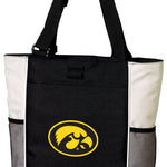 University of Iowa Tote Bag Iowa Hawkeyes Carryall Tote White