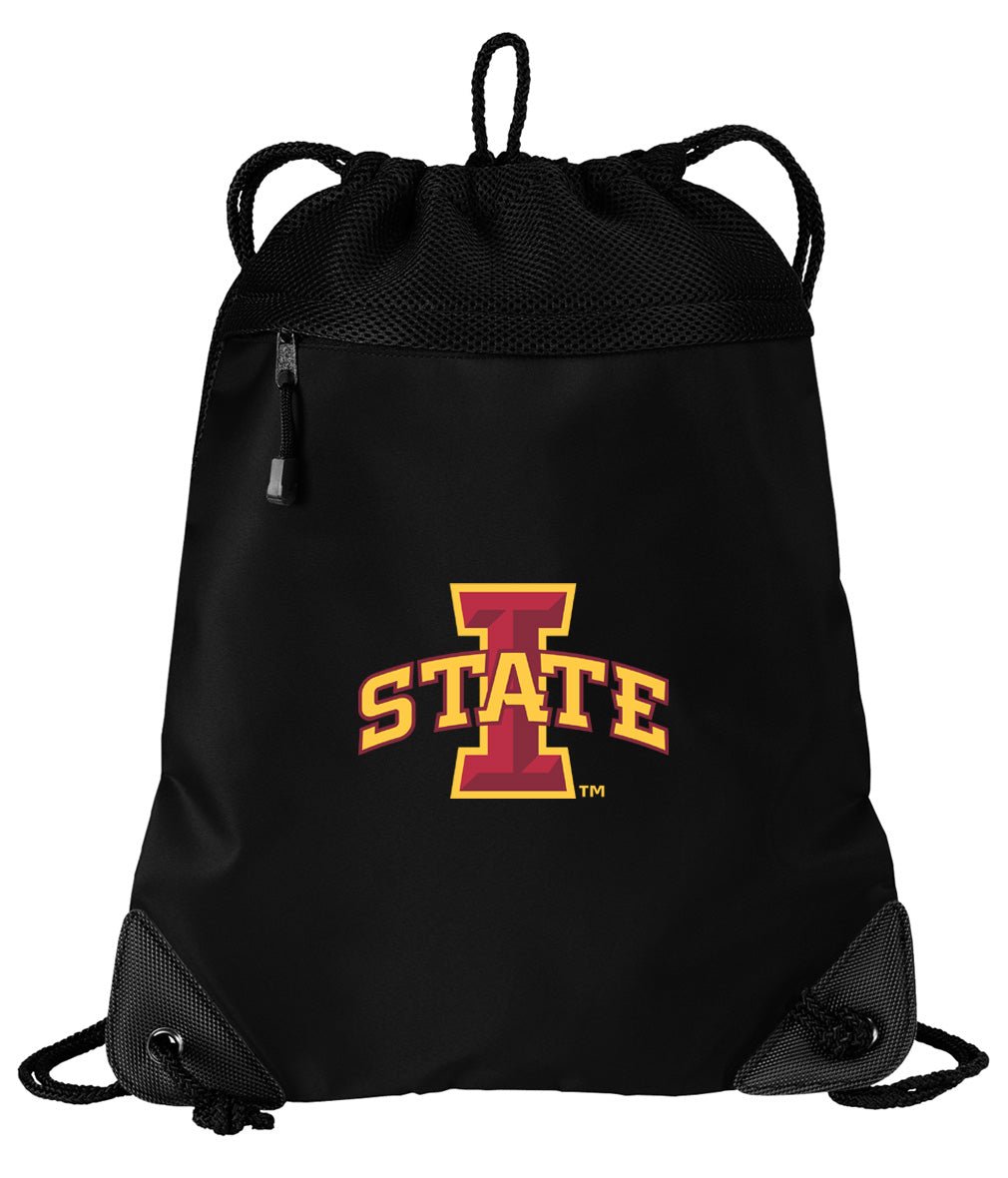 Broad Bay ISU Cyclones Drawstring Bag Iowa State Cinch Pack Backpack Unique Mesh & Microfiber