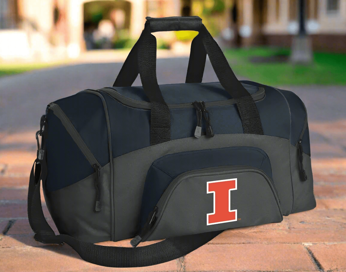 Small Illinois Duffel Bag – Fighting Illini Gym, Travel & Carry-On Bag