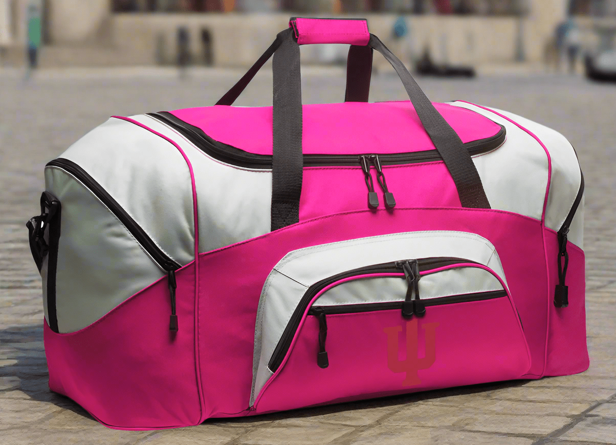 Indiana University Duffel Bag β Hoosiers Gym, Travel & Suitcase-Style Gear Bag Black