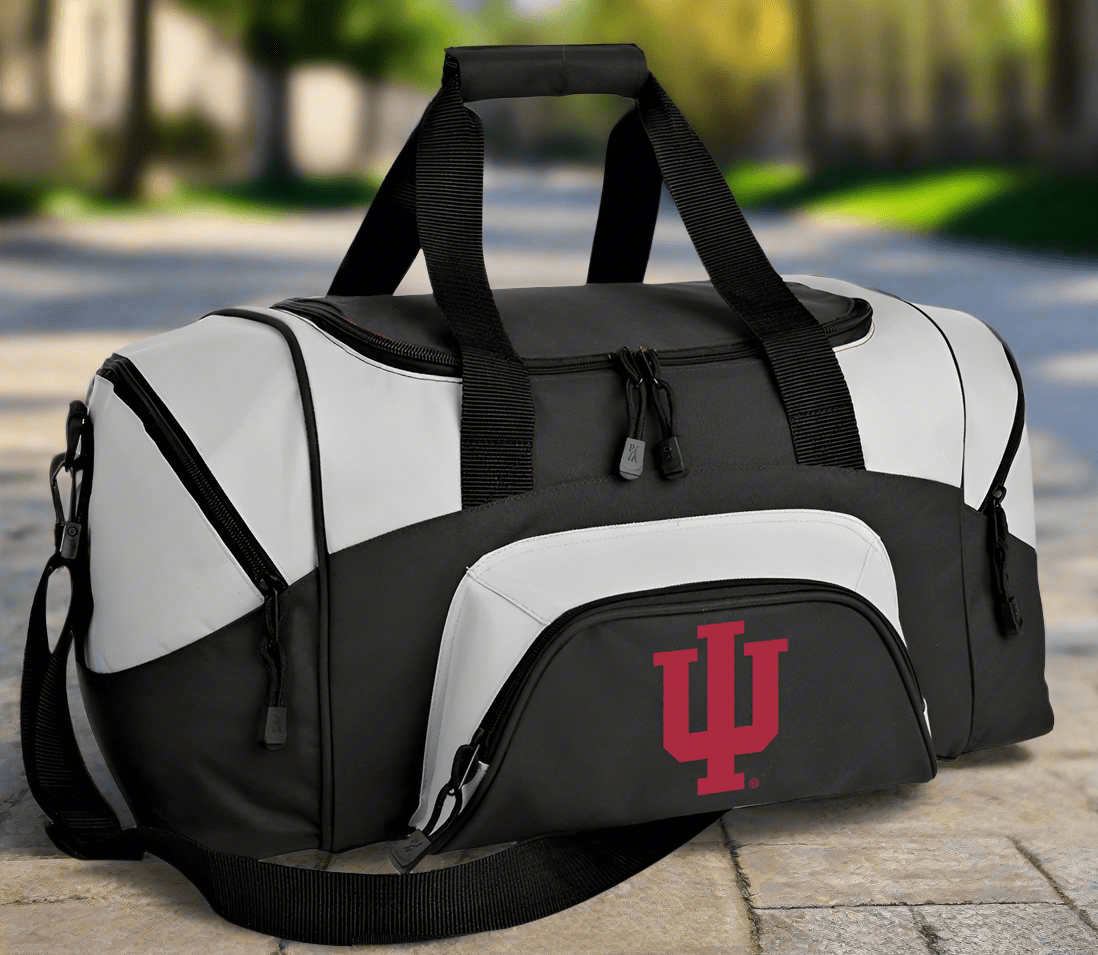 Small Indiana University Duffel Bag IU Carryon Suitcase or Gym Bag