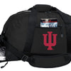 Indiana Duffel Bag – Official Hoosiers Medium Gym & Travel Bag with Shoe Pocket – 600D Polyester