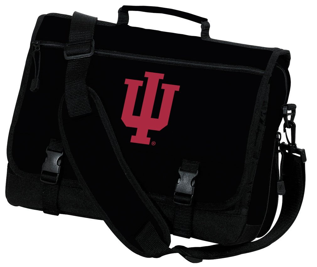 Indiana University Laptop Computer Bag IU Classic Messenger Briefcase