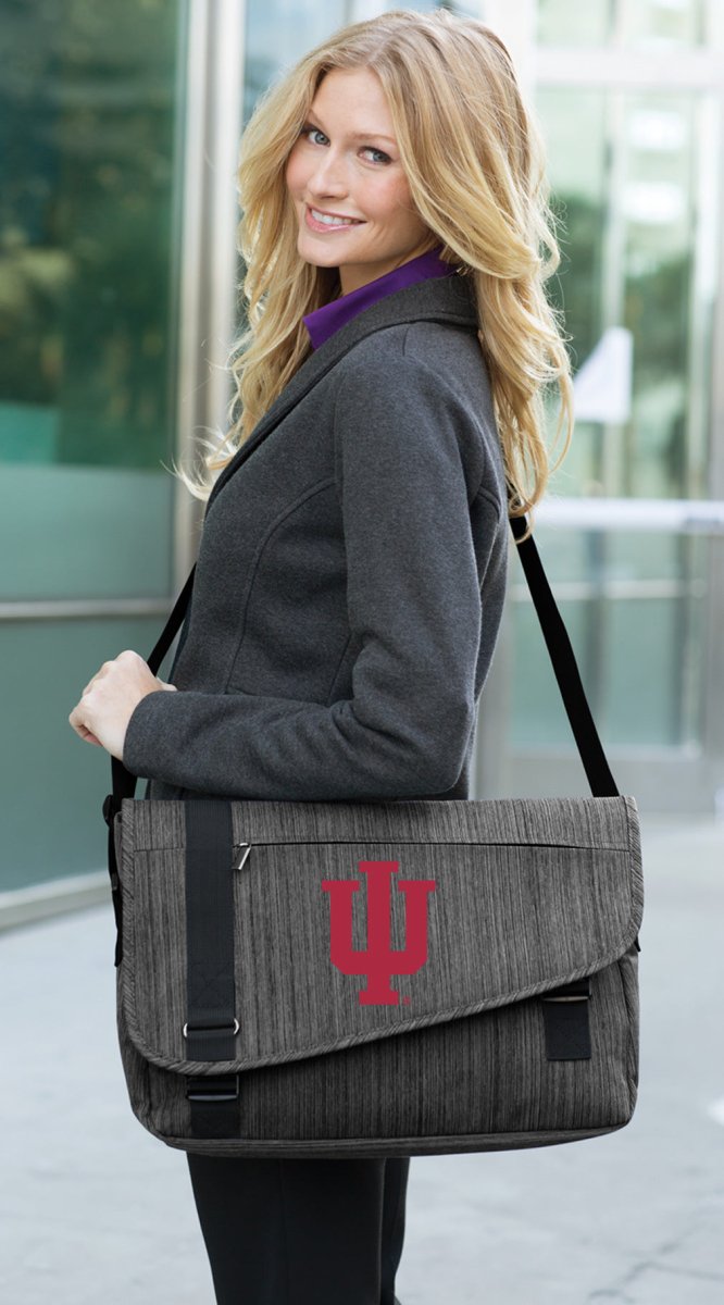 Indiana University Laptop Bag IU Briefcase or Travel Computer Bag