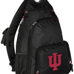 Indiana University Sling Backpack IU Crossbody Bag Black