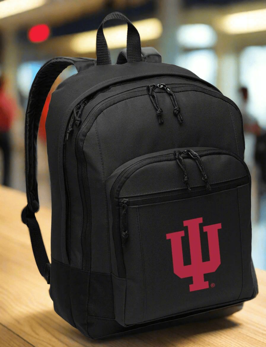 Indiana University Backpack IU Logo Medium Classic Style Backpack