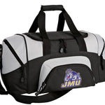 JMU Duffel Bag Small James Madison University Carryon Suitcase or Gym Bag