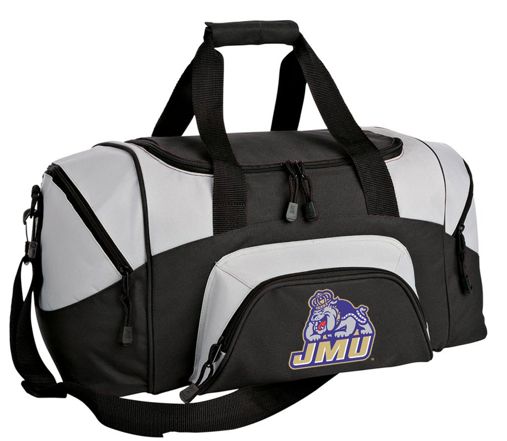 JMU Duffel Bag Small James Madison University Carryon Suitcase or Gym Bag