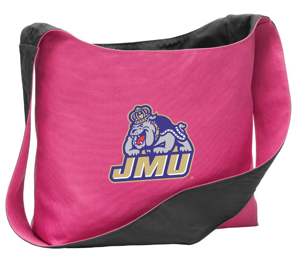 JMU Cross Body Bag James Madison University Shoulder Tote Bag - Sling Style Turquoise