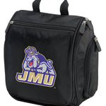 JMU Toiletry Bag or James Madison University Travel Organizer - Shaving Kit Black