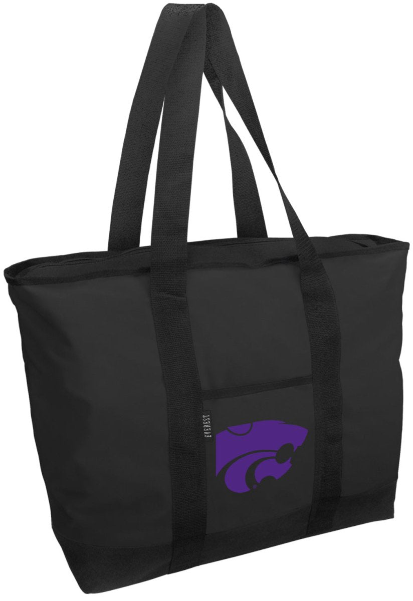 Kansas State Tote Bag - Large K-State Zippered Carryall